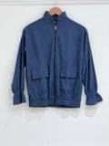 Blueish grey shirt with zipper - 14117