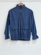 Blueish grey shirt with zipper - 14117
