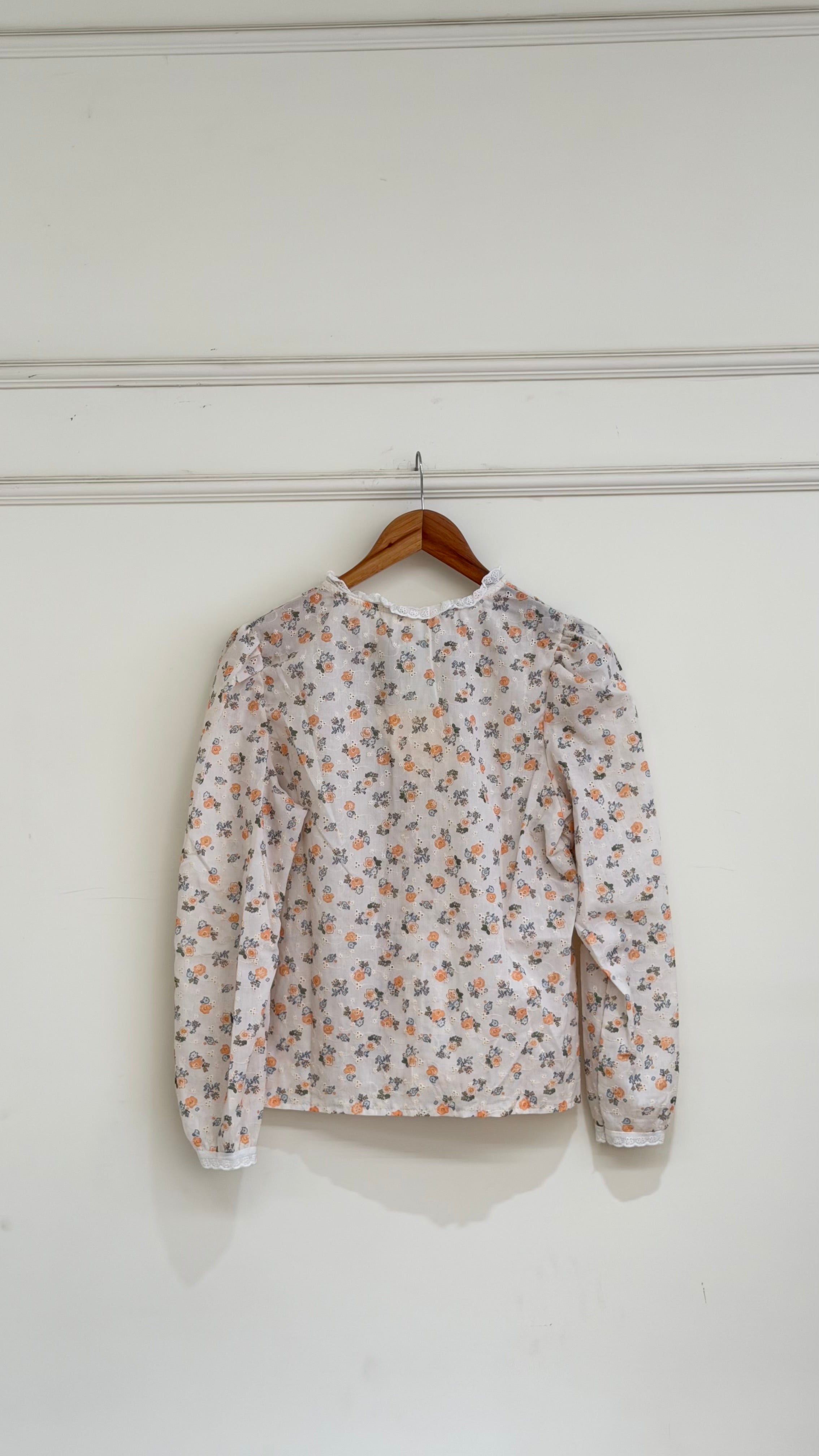 Orange hakoba top - 14606