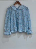 Blue collar top - 14606 E
