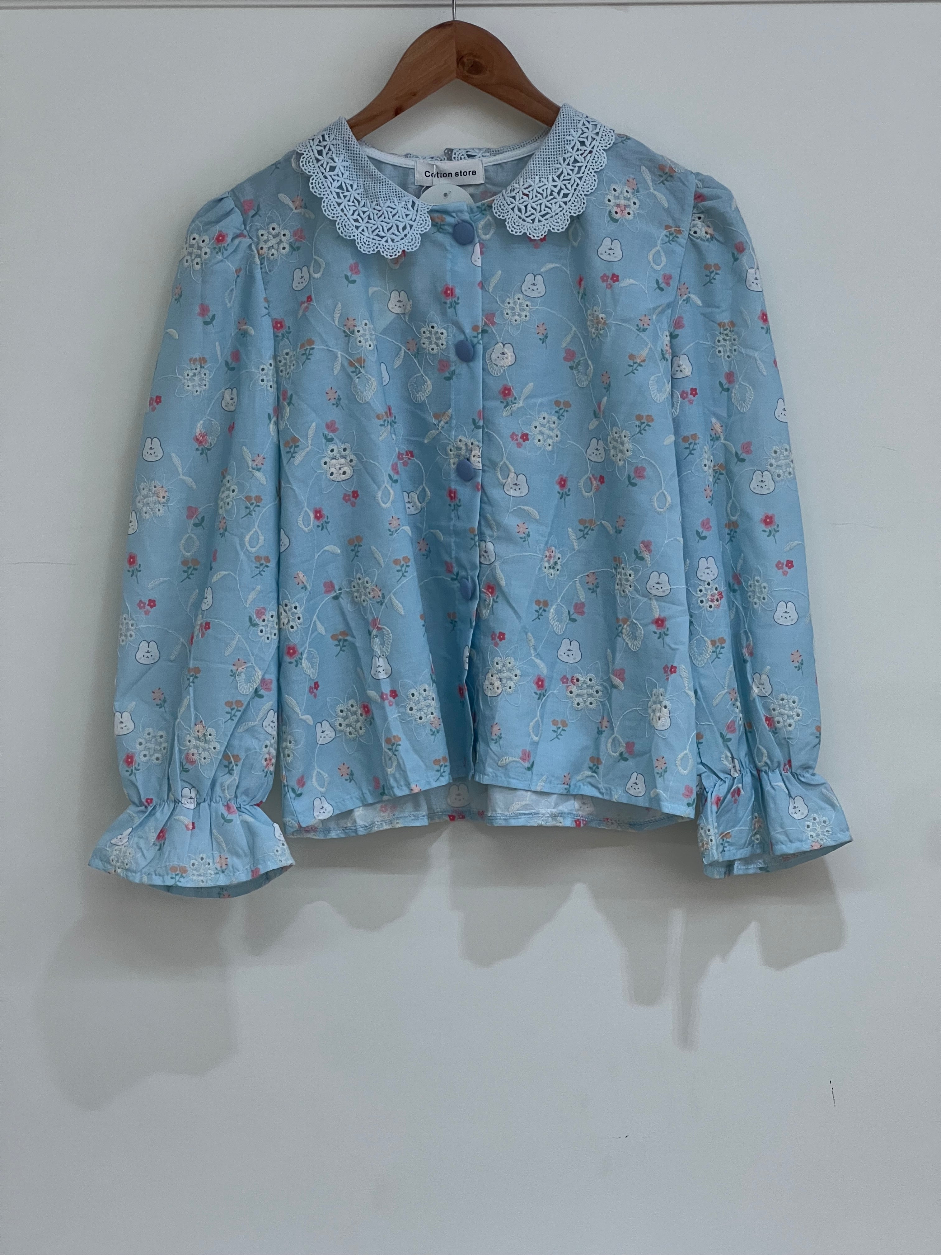 Blue collar top - 14606 E