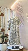 Olive tiered maxi dress - 15116