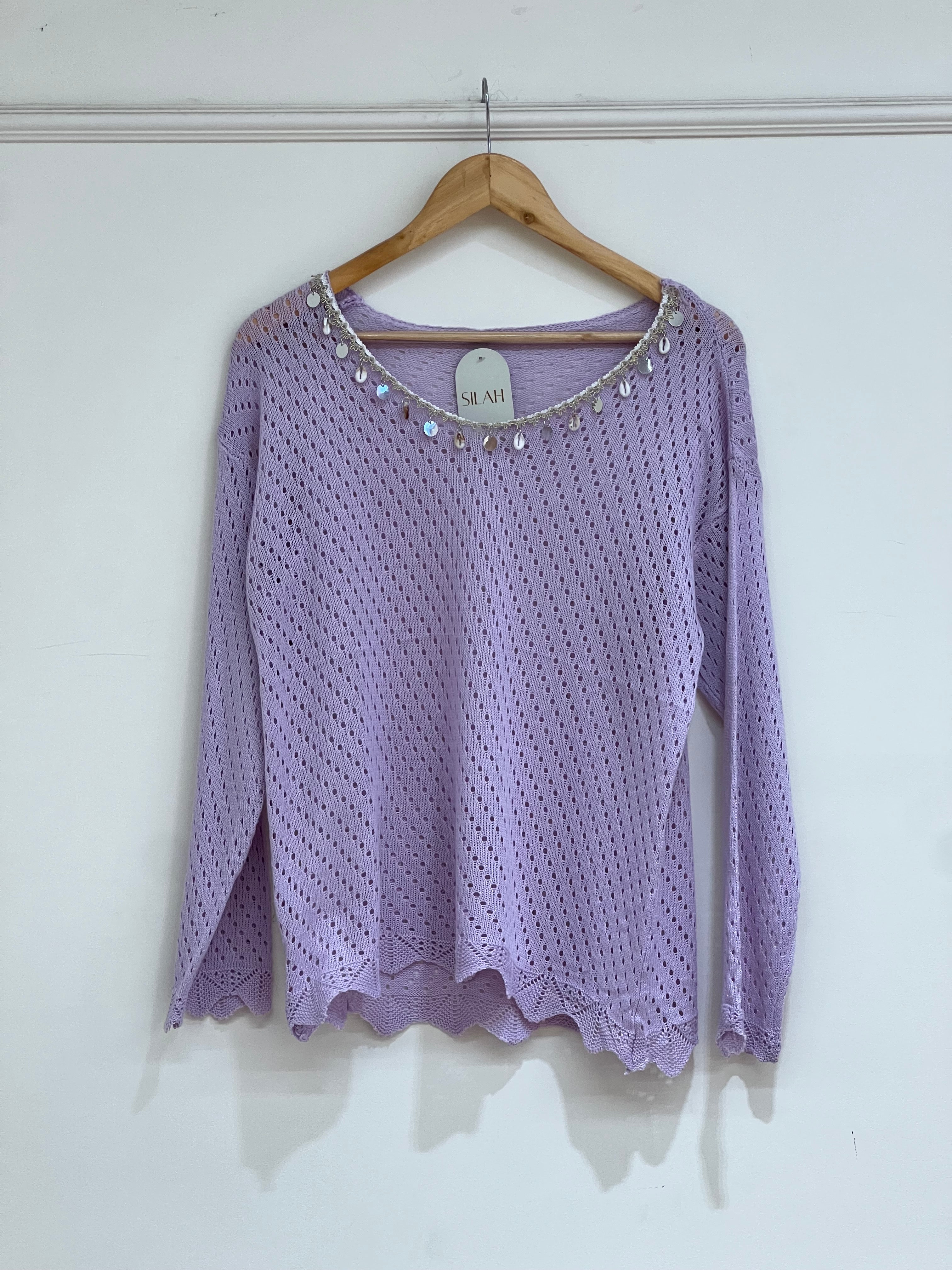 Lavender crotia top - 15203
