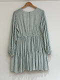 Green checked top - 15239