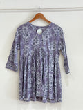 Grey floral kurti - 15587