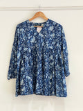 Indigo printed kurti - 15761