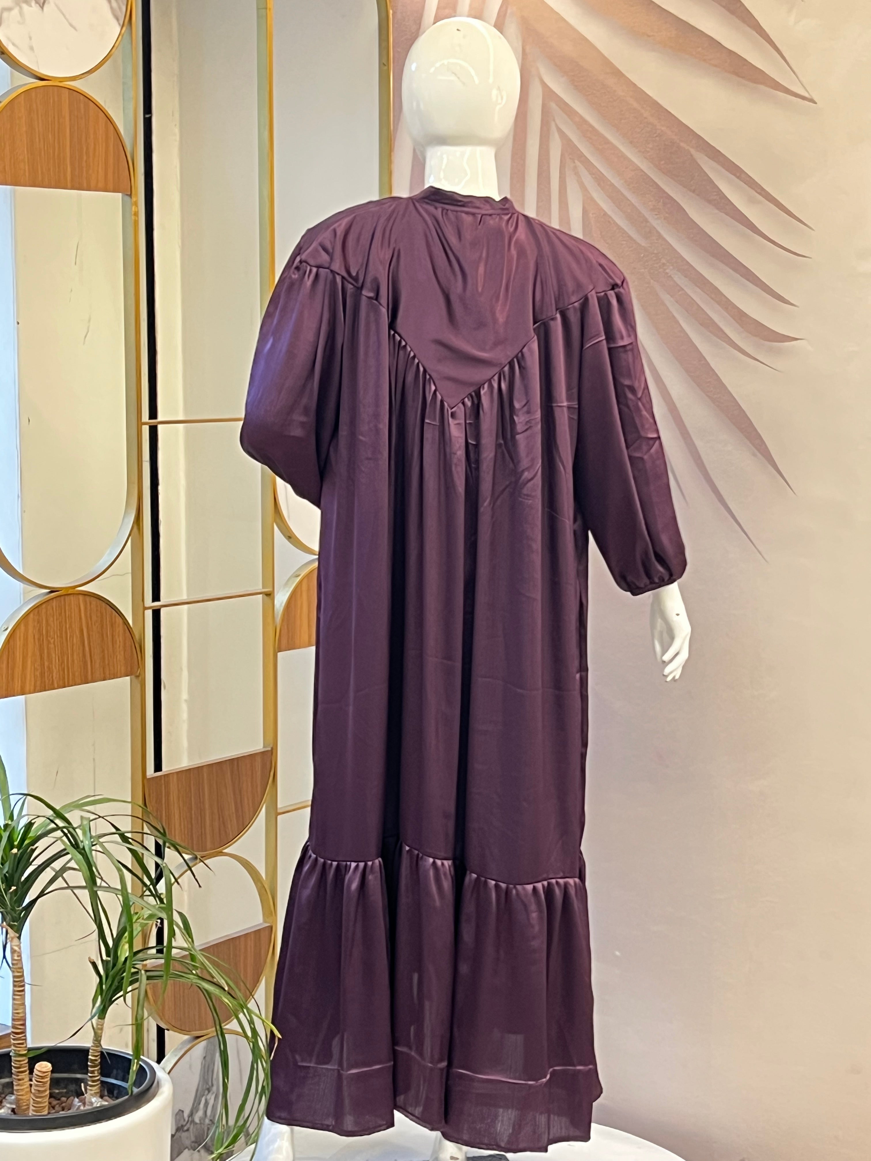 Wine maxi dress - 15800