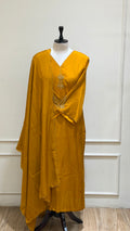 Mustard yellow salwar suit - 15834