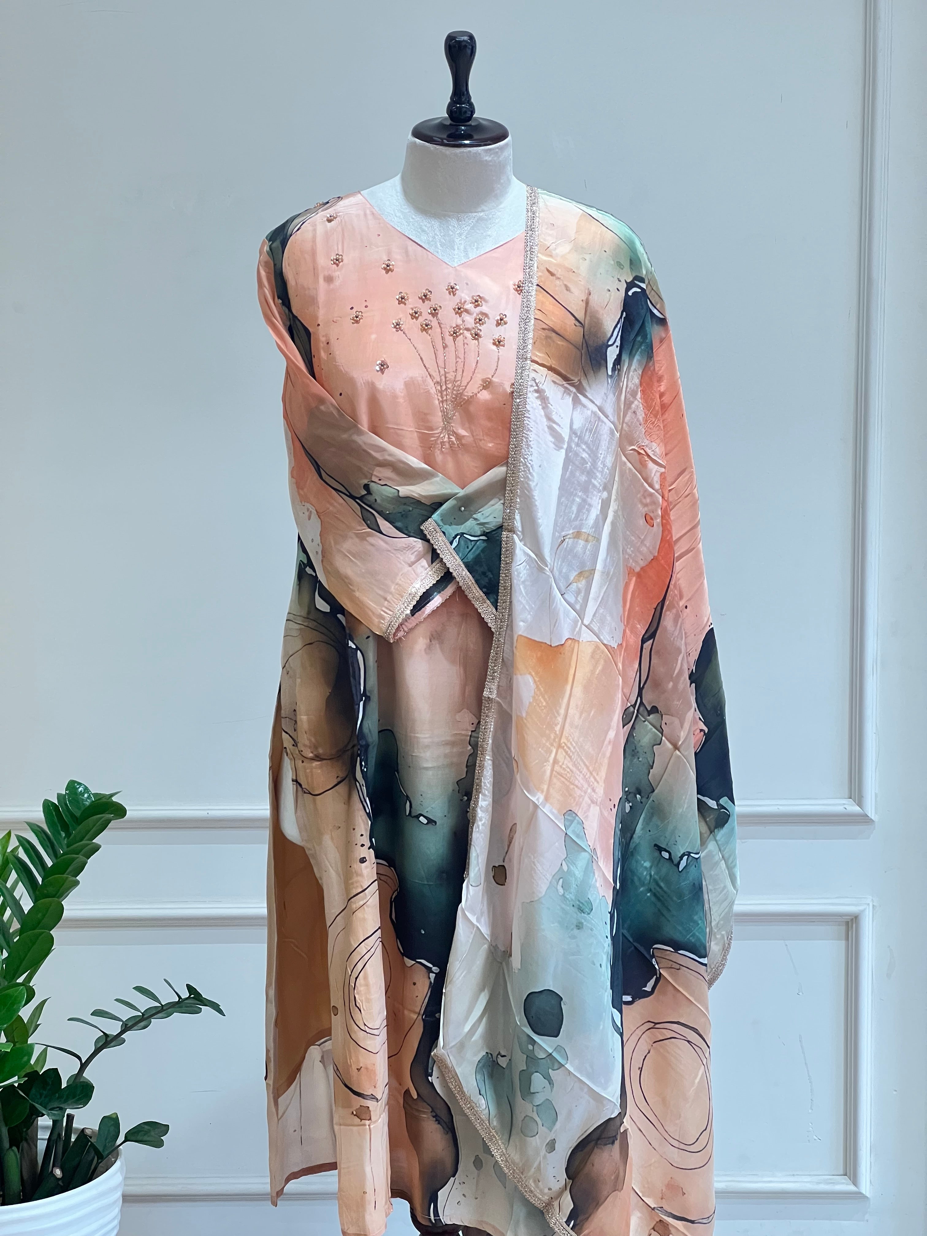 Multicolor salwar suit - 15916