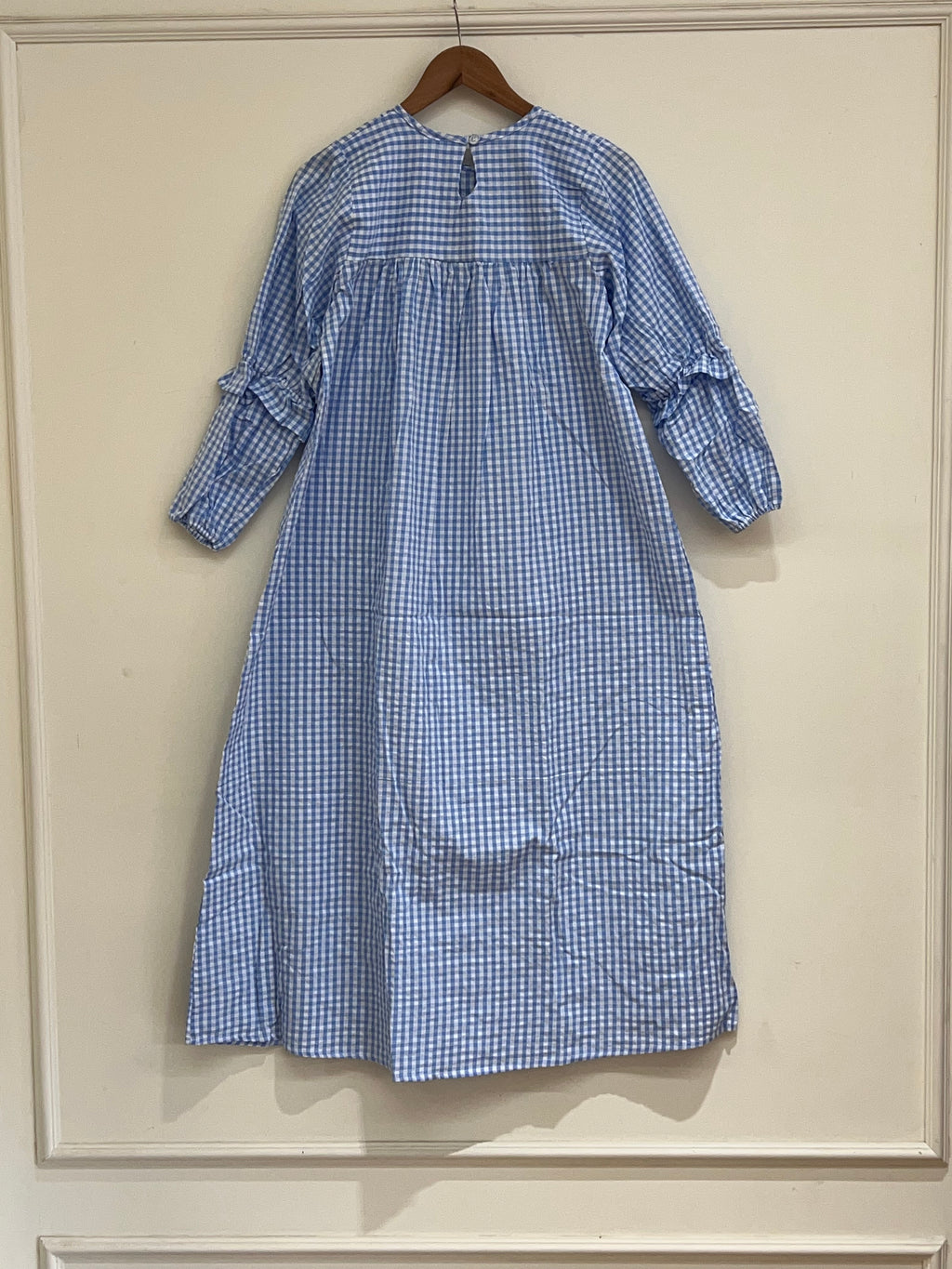 Blue checked top - 15943