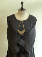 Black sequenced suit - 15978