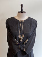 Black partywear suit - 15984