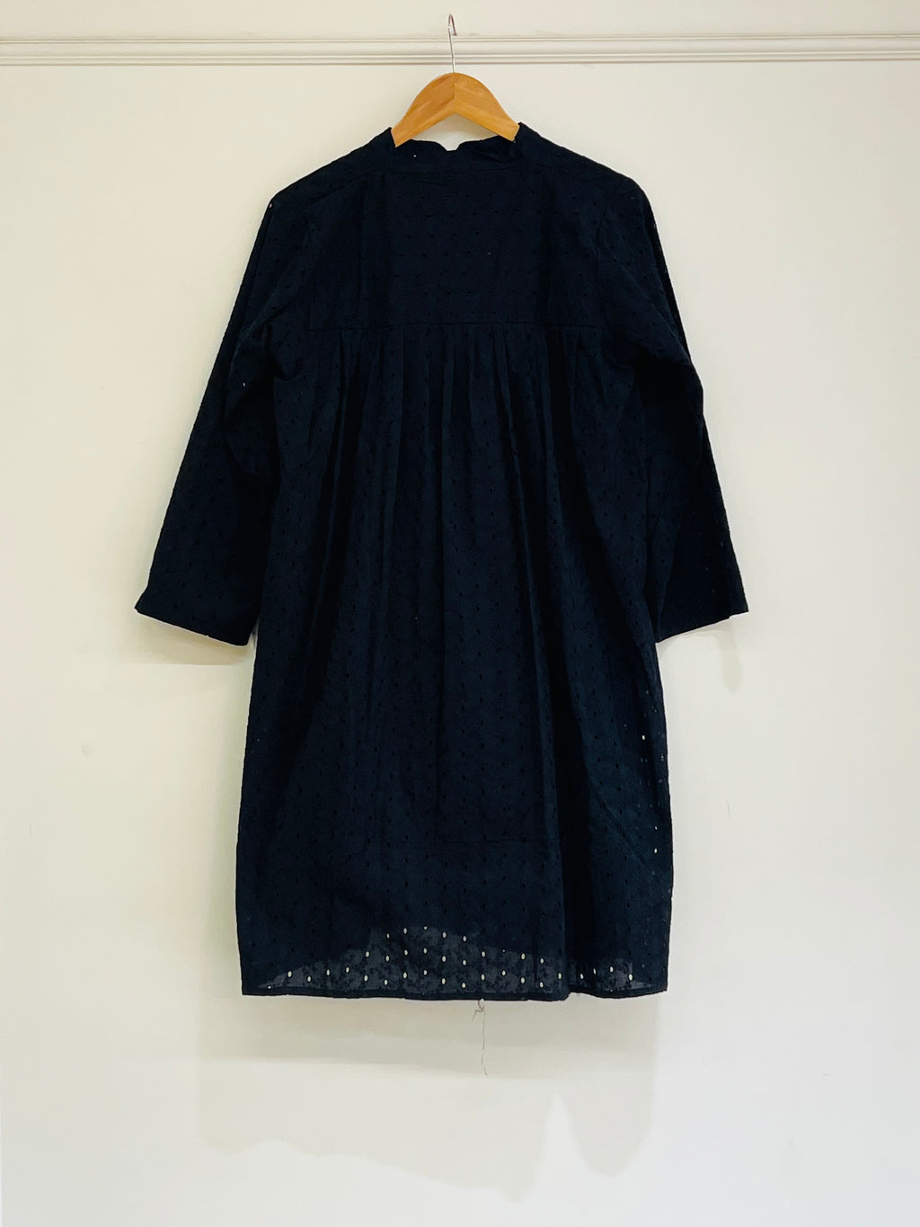 Black hakoba top - 16002