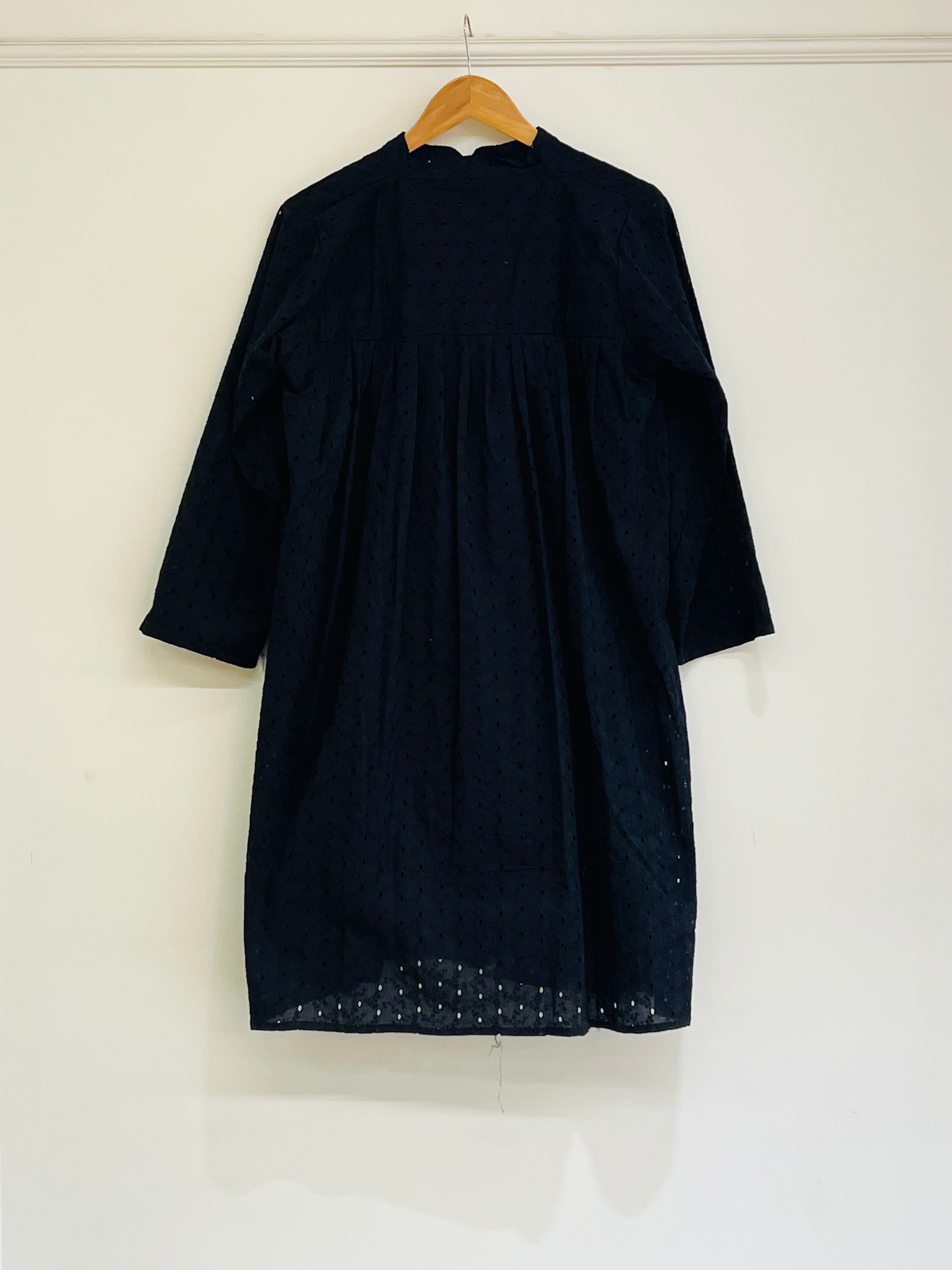 Black hakoba top - 16002