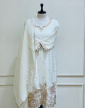 Offwhite salwar suit - 16017