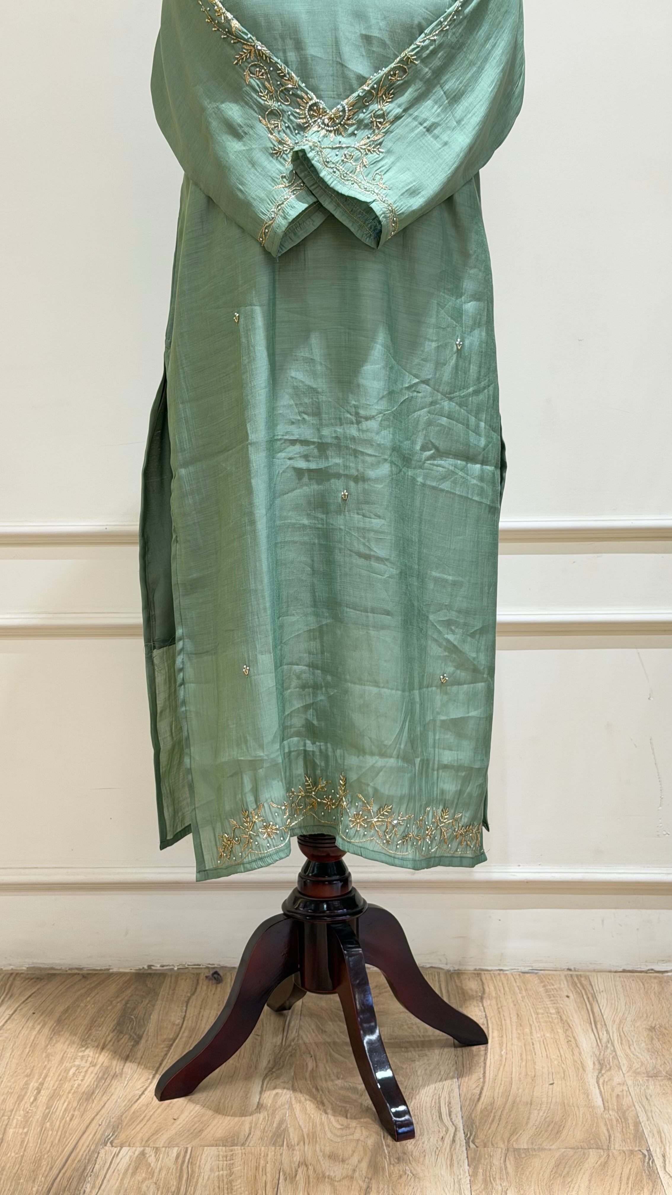 Pista green salwar suit - 16020