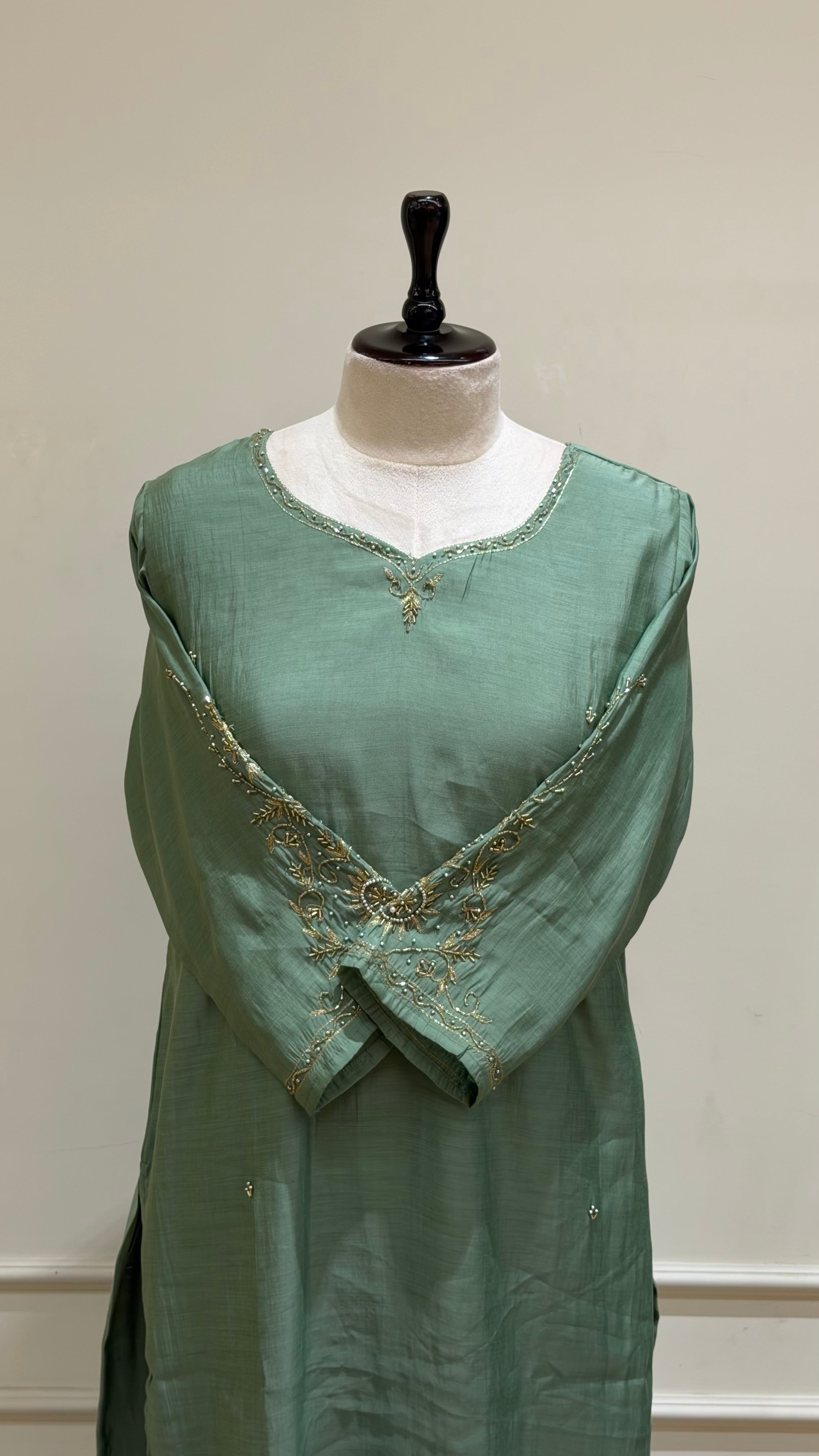 Pista green salwar suit - 16020