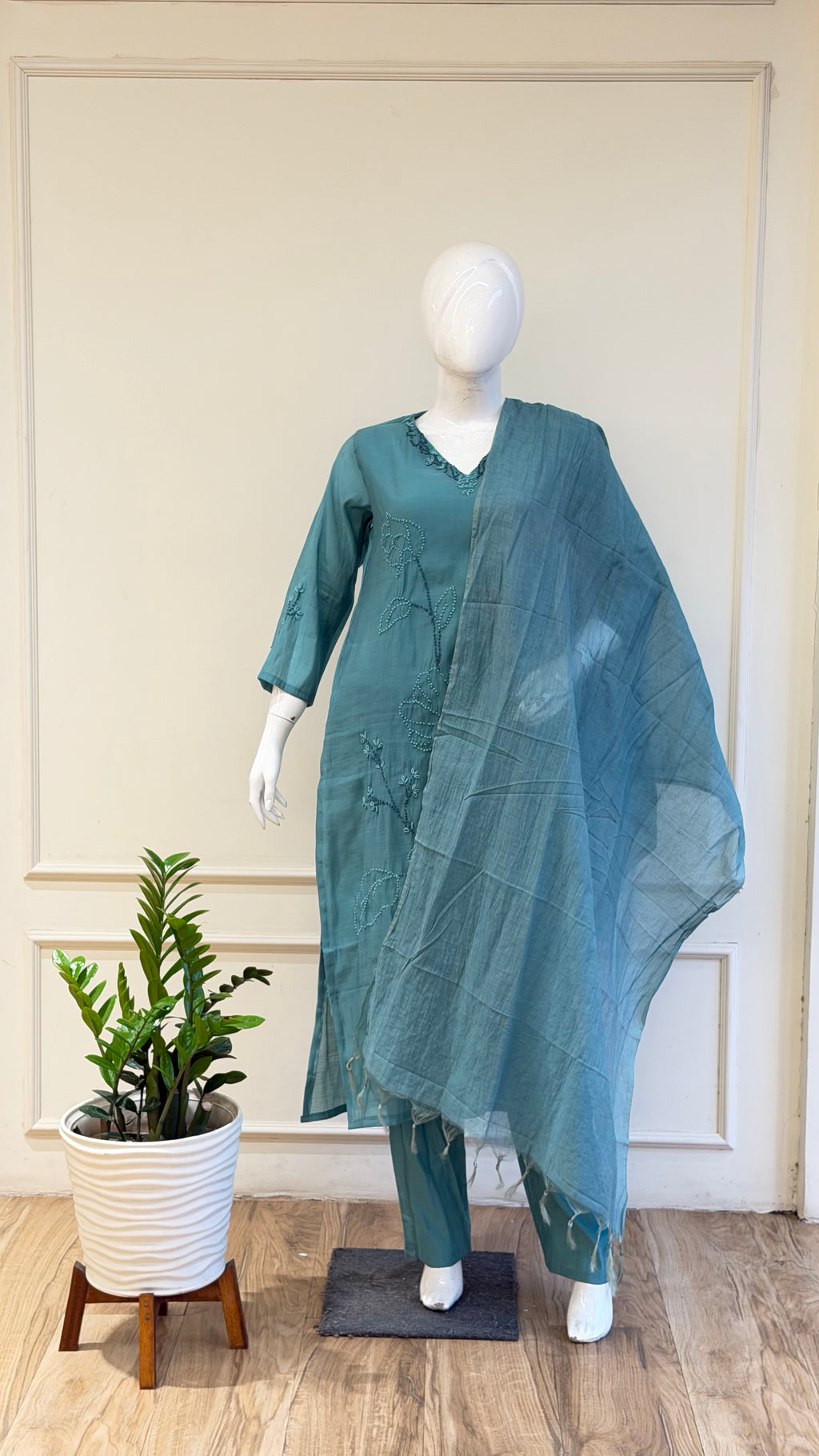 Blue kurta set - 16025