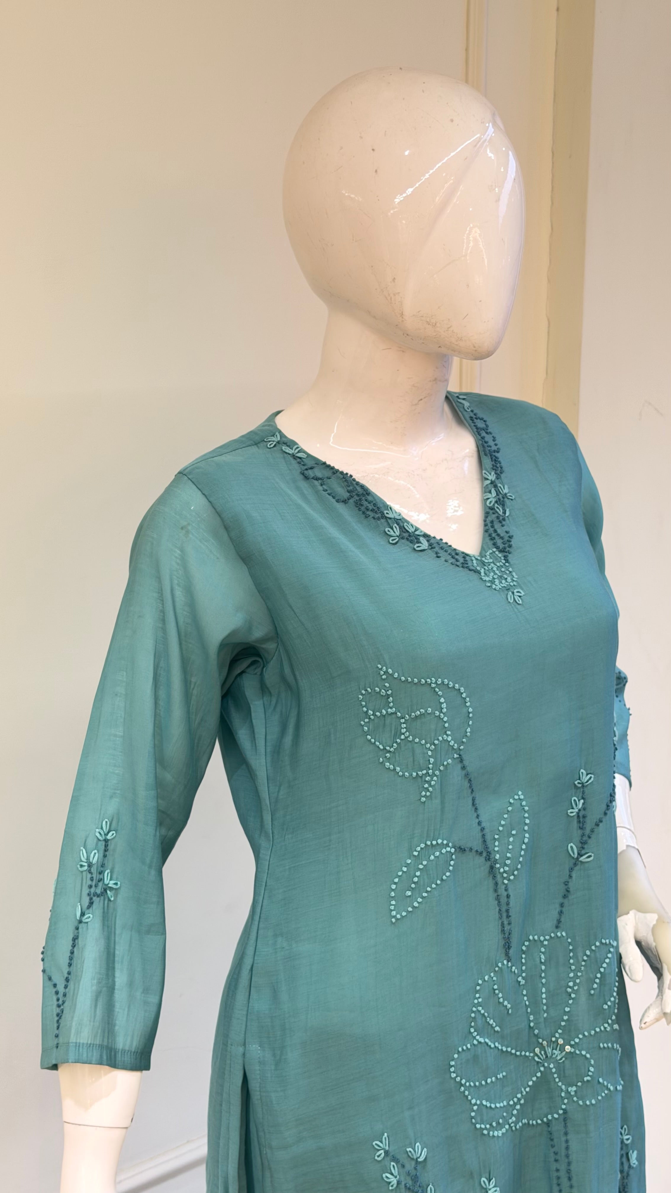 Blue kurta set - 16025