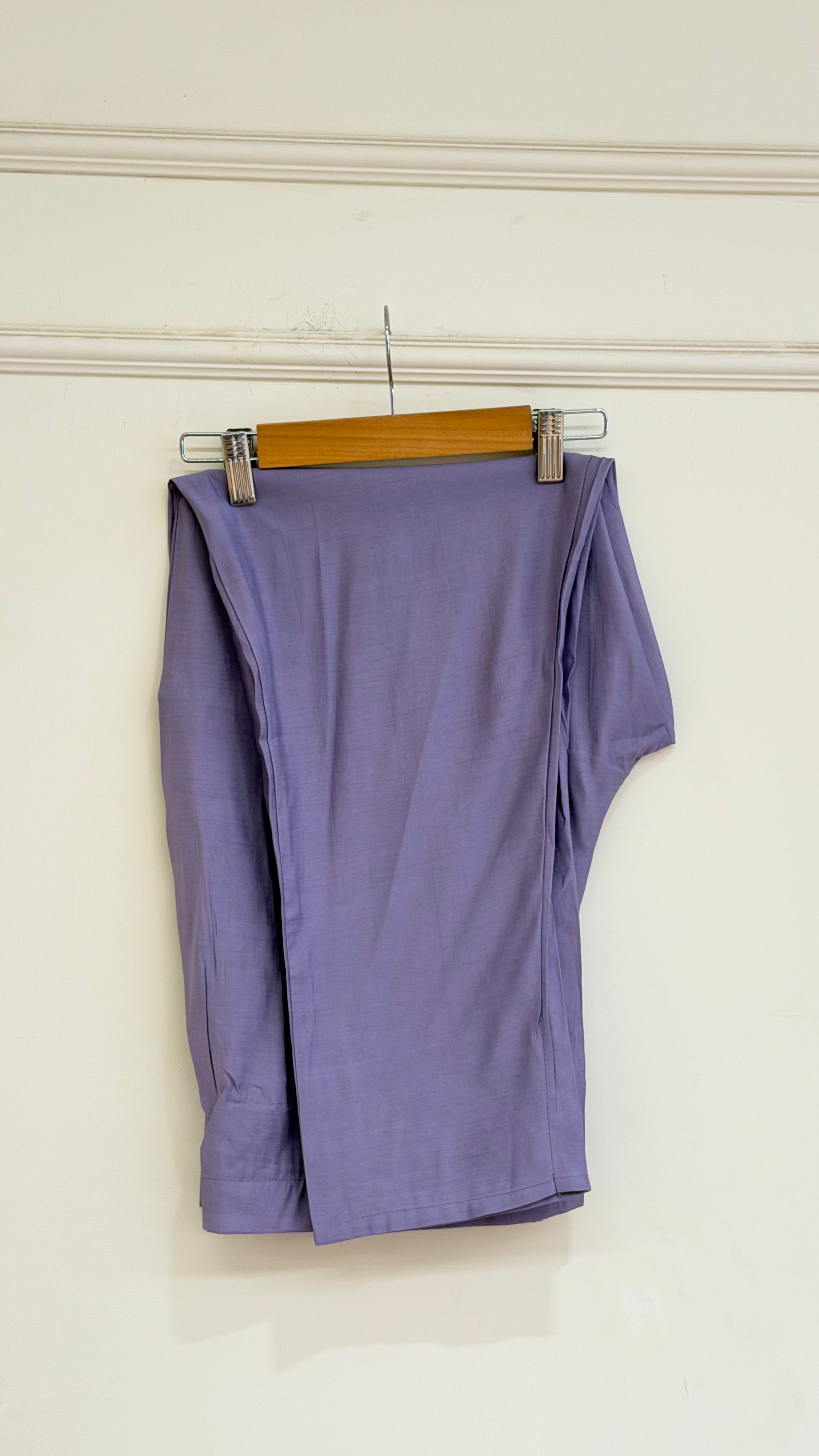 Lavender embroidered suit - 16146