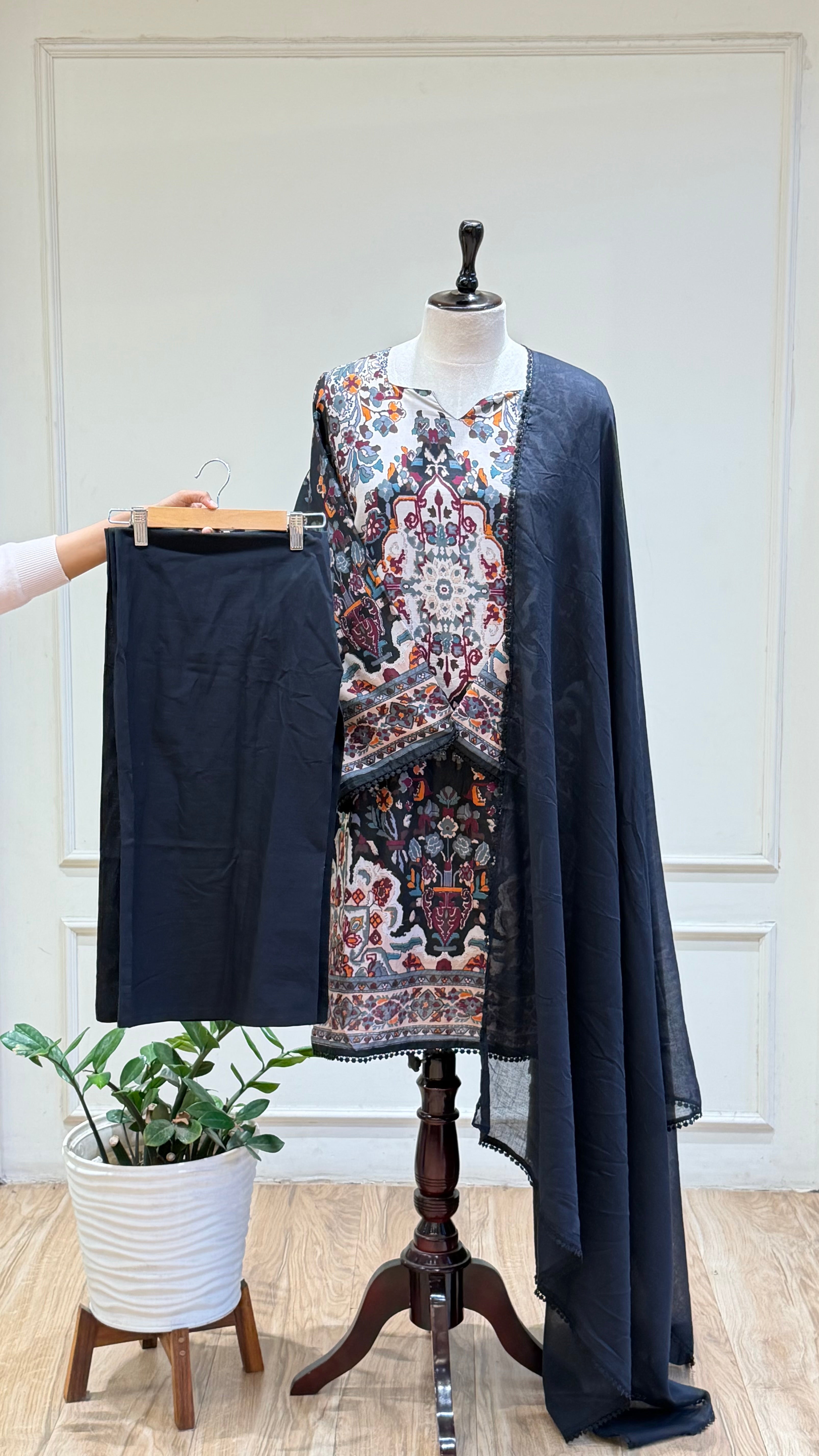 Cotton Pakistani Style Suit-17017