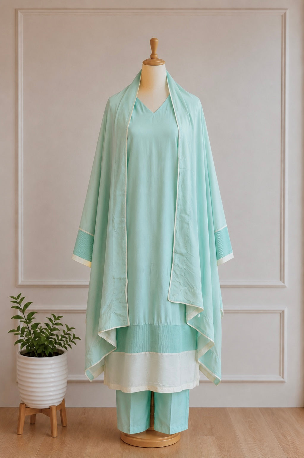 Crepe A-line Suit-17094