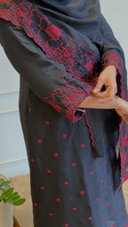 Fully Thread Embroidered Anarkali Suit-17010