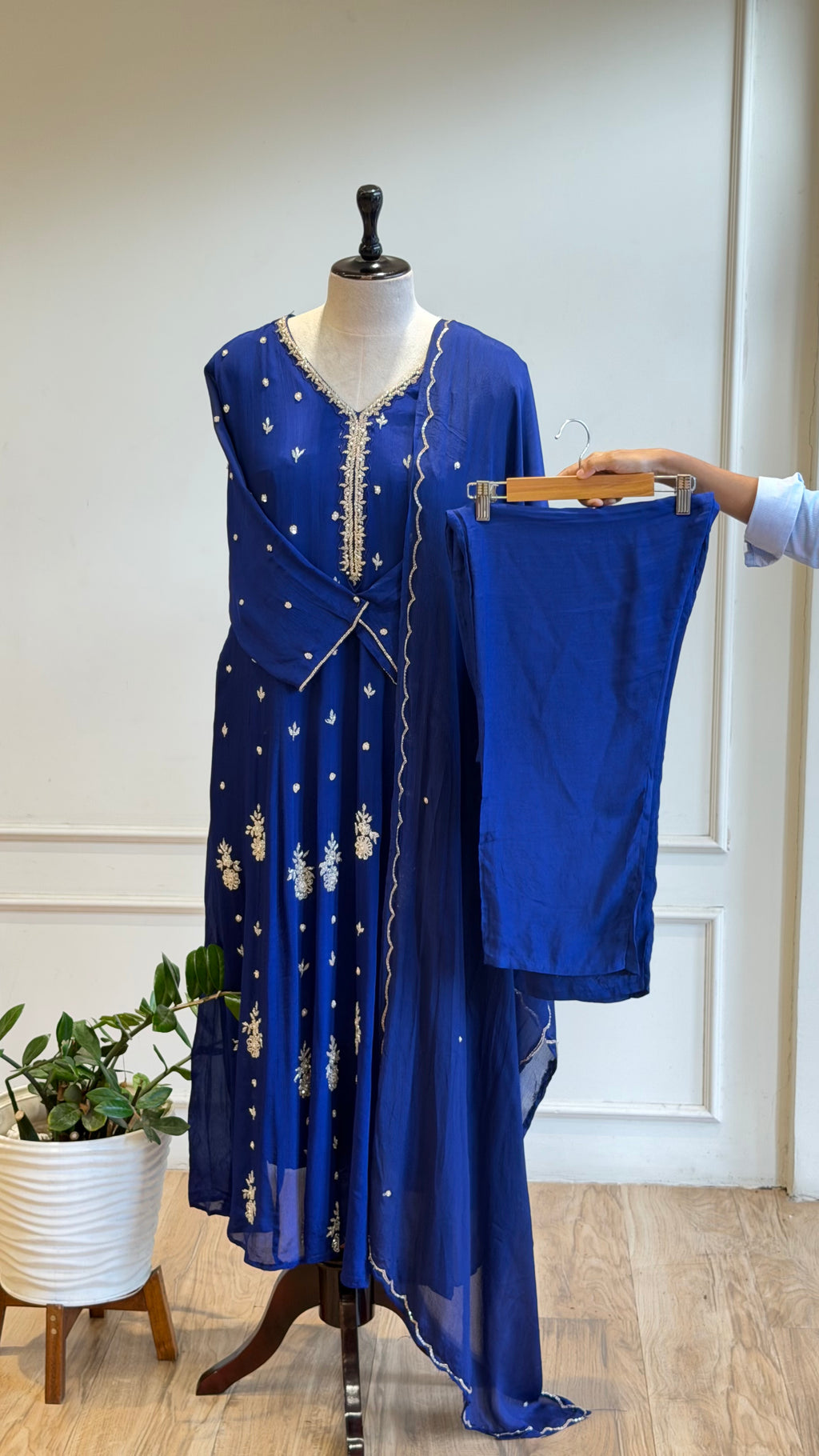 Pure Chinnon Premium Handworked Salwar Suit-17053