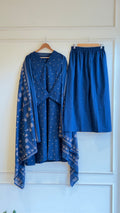 Dot Printed Cotton Loose-Fit Kurta Set-17597