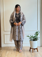 Beautiful Animal Print Pakistani Suit-17011