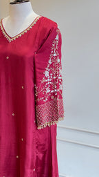 Beautiful Handworked Anarkali Suit-17040