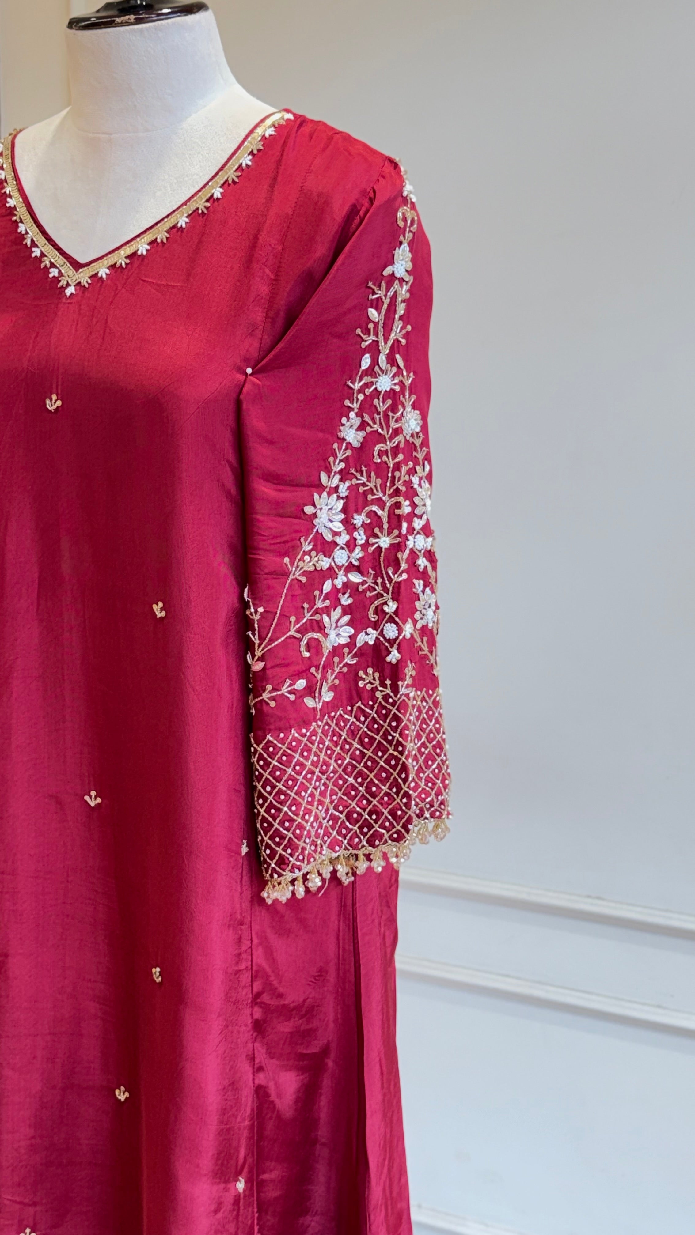 Beautiful Handworked Anarkali Suit-17040