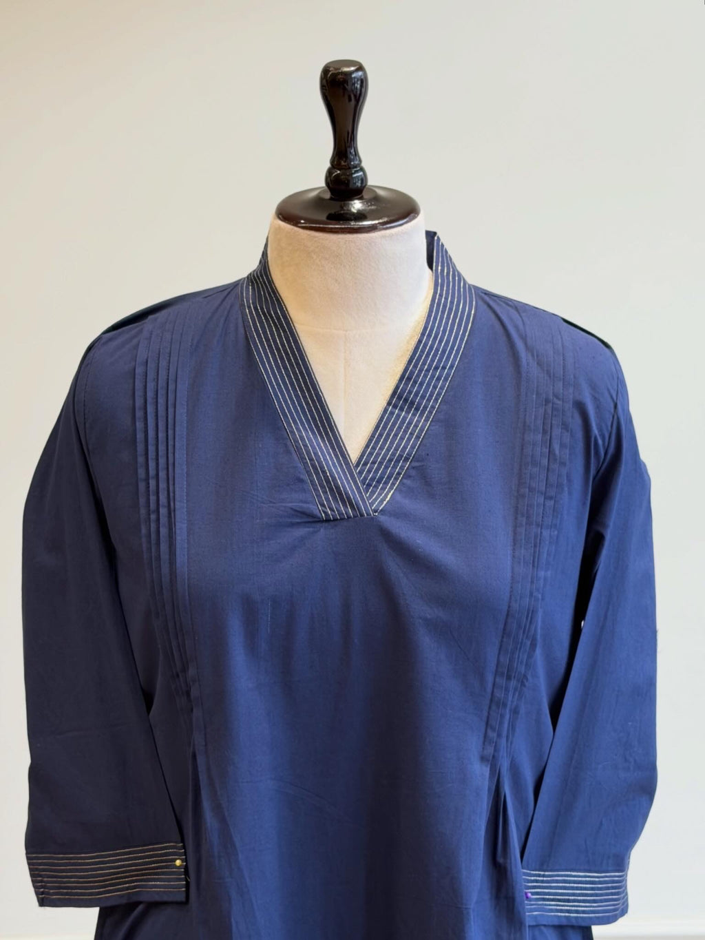 Cotton Solid Co-ord set - 16686