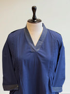 Cotton Solid Co-ord set - 16686