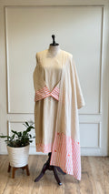 Simple Semi Partywear A-line Suit-17073