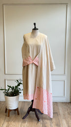 Simple Semi Partywear A-line Suit-17073
