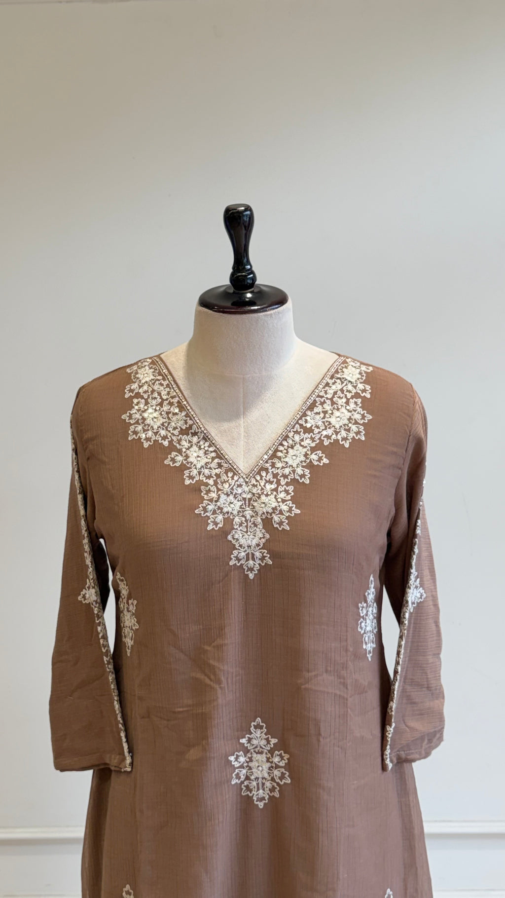 Thread Embroidered Anarkali Suit-A17006