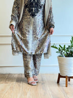 Beautiful Animal Print Pakistani Suit-17011