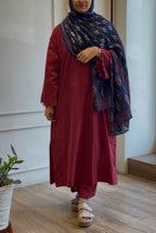 Loose Fit Plain Salwar Suit-17420