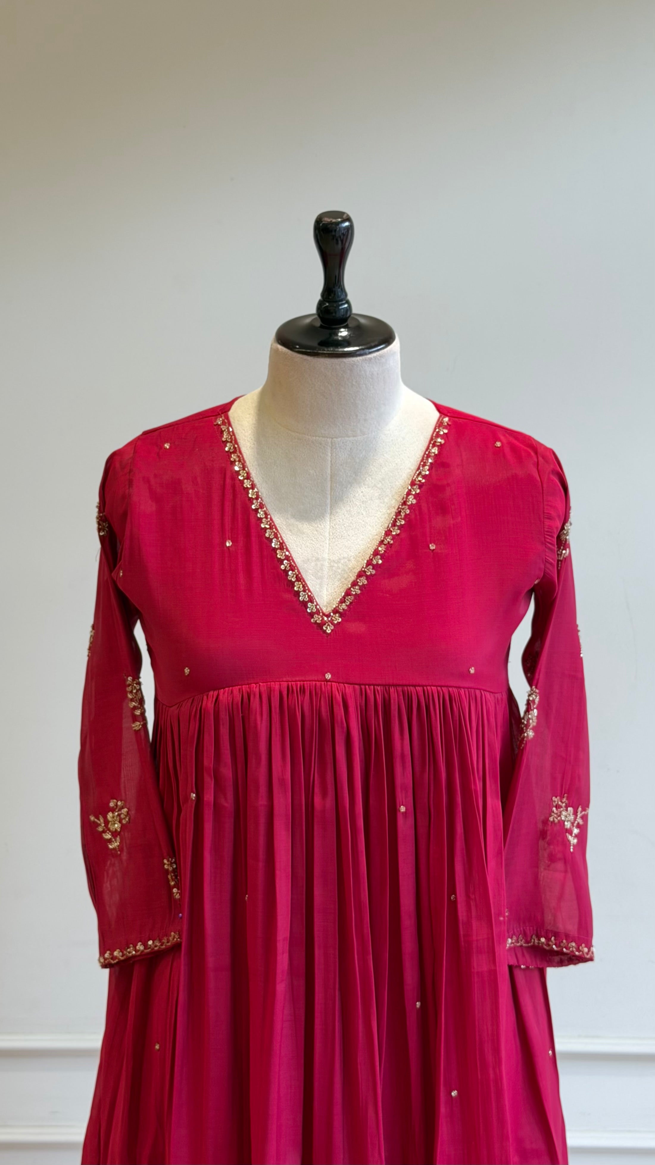 Handworked Party wear suit - 16693