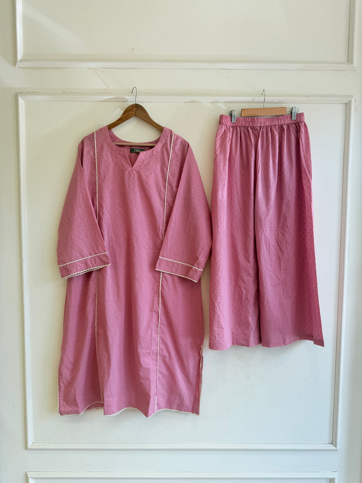 Dobby Cotton Co-ord set- 17602
