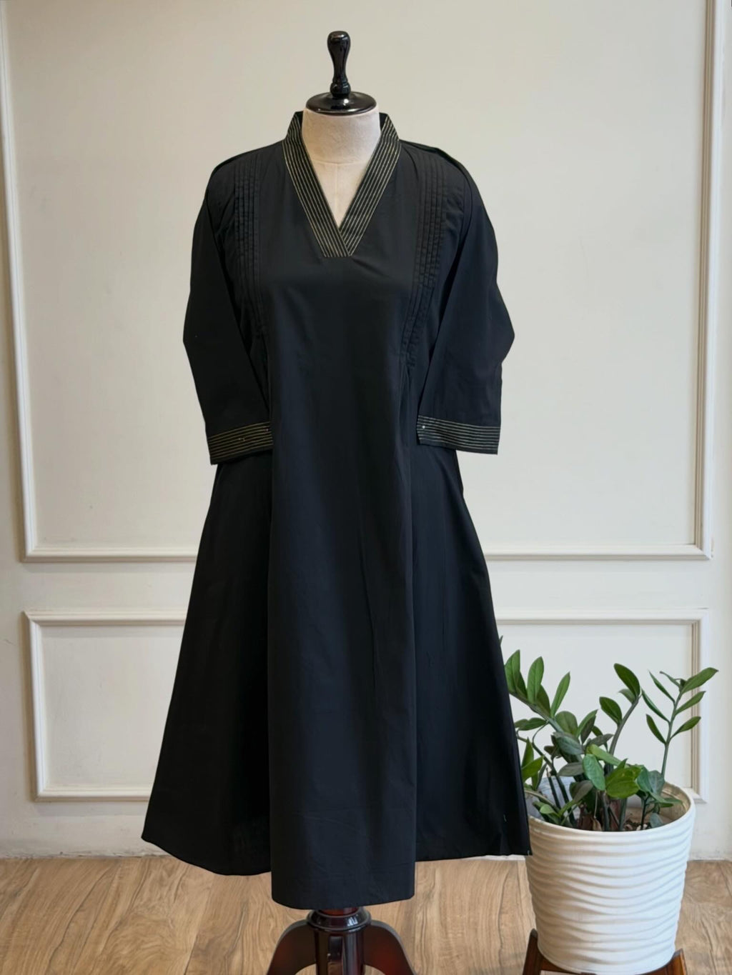 Cotton Solid Co-ord set - 16686