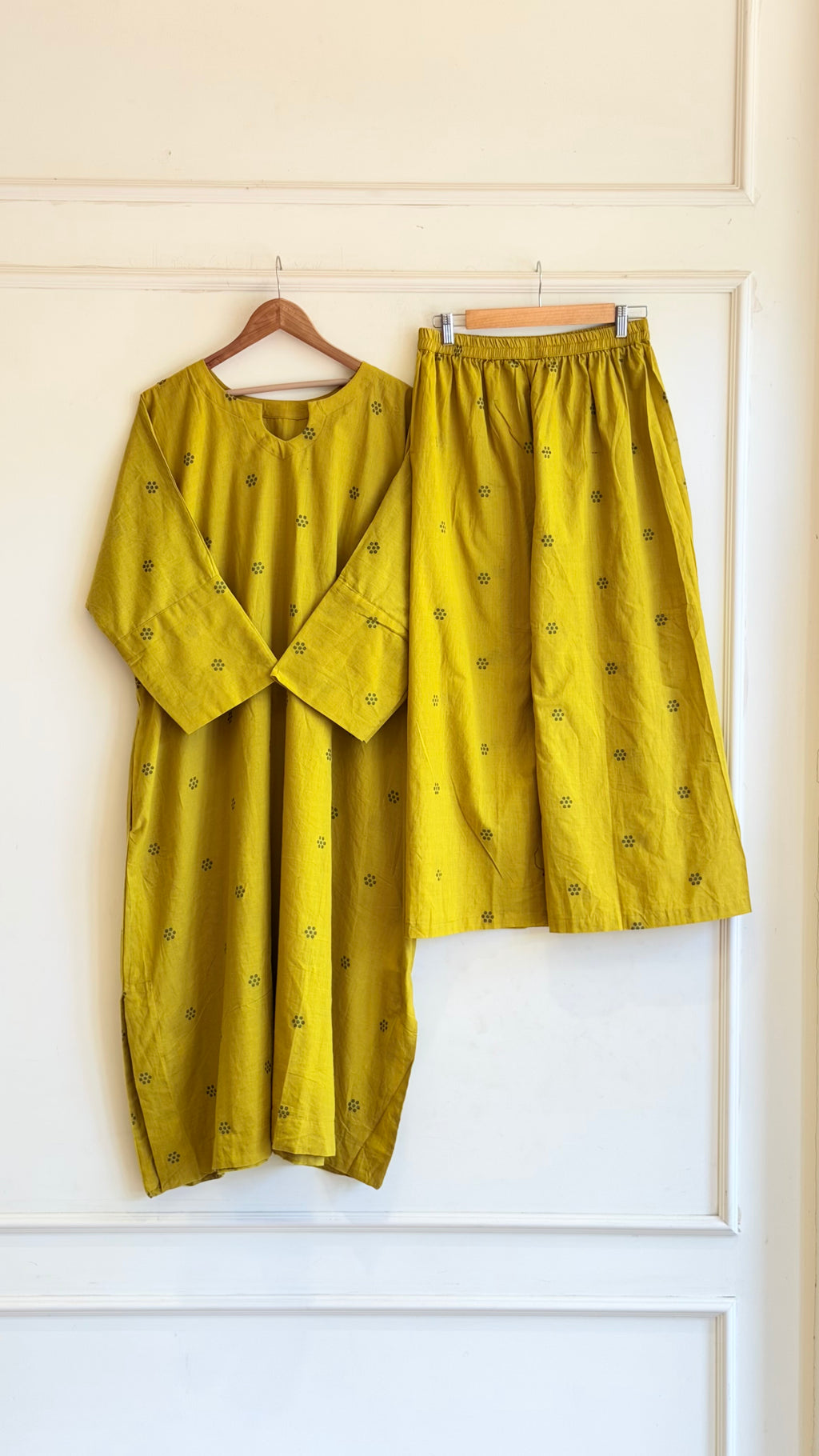 Jamdani Kaftan Style Co-ord set-17599