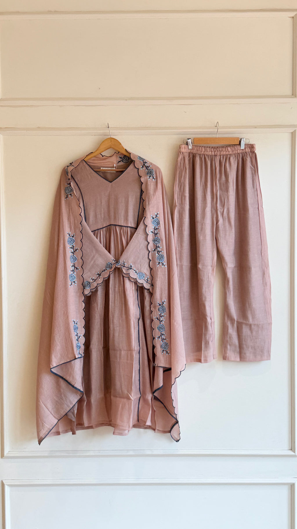 Pretty Pleated Kurta set-17553