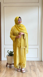 Striped Kaftan Kurta Set-17030