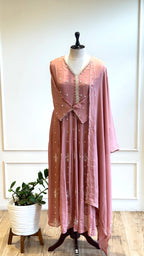 Pure Chinnon Premium Handworked Salwar Suit-17053