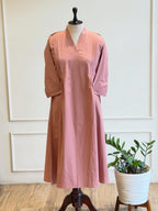 Cotton Solid Co-ord set - 16686