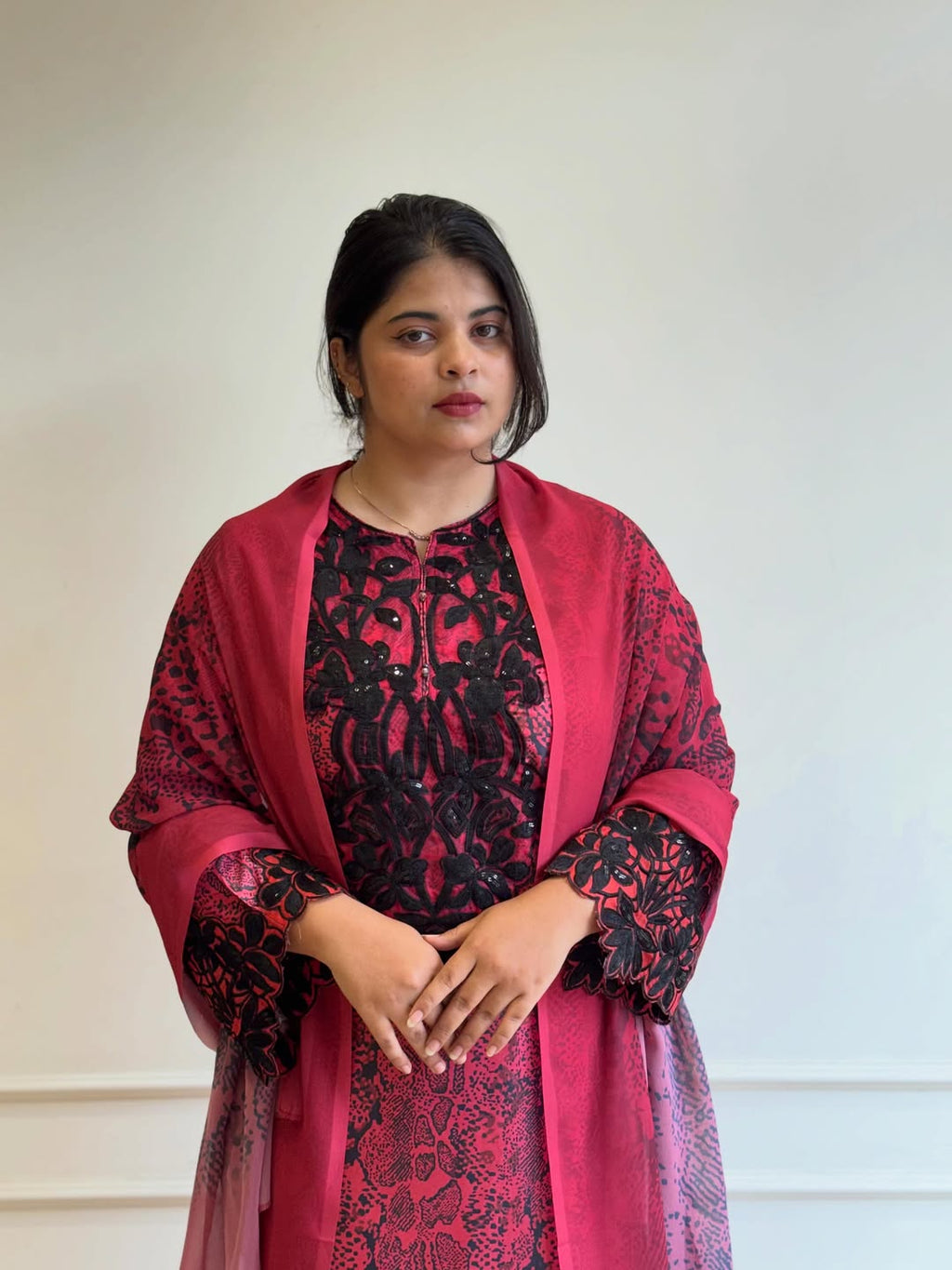 Beautiful Animal Print Pakistani Suit-17011