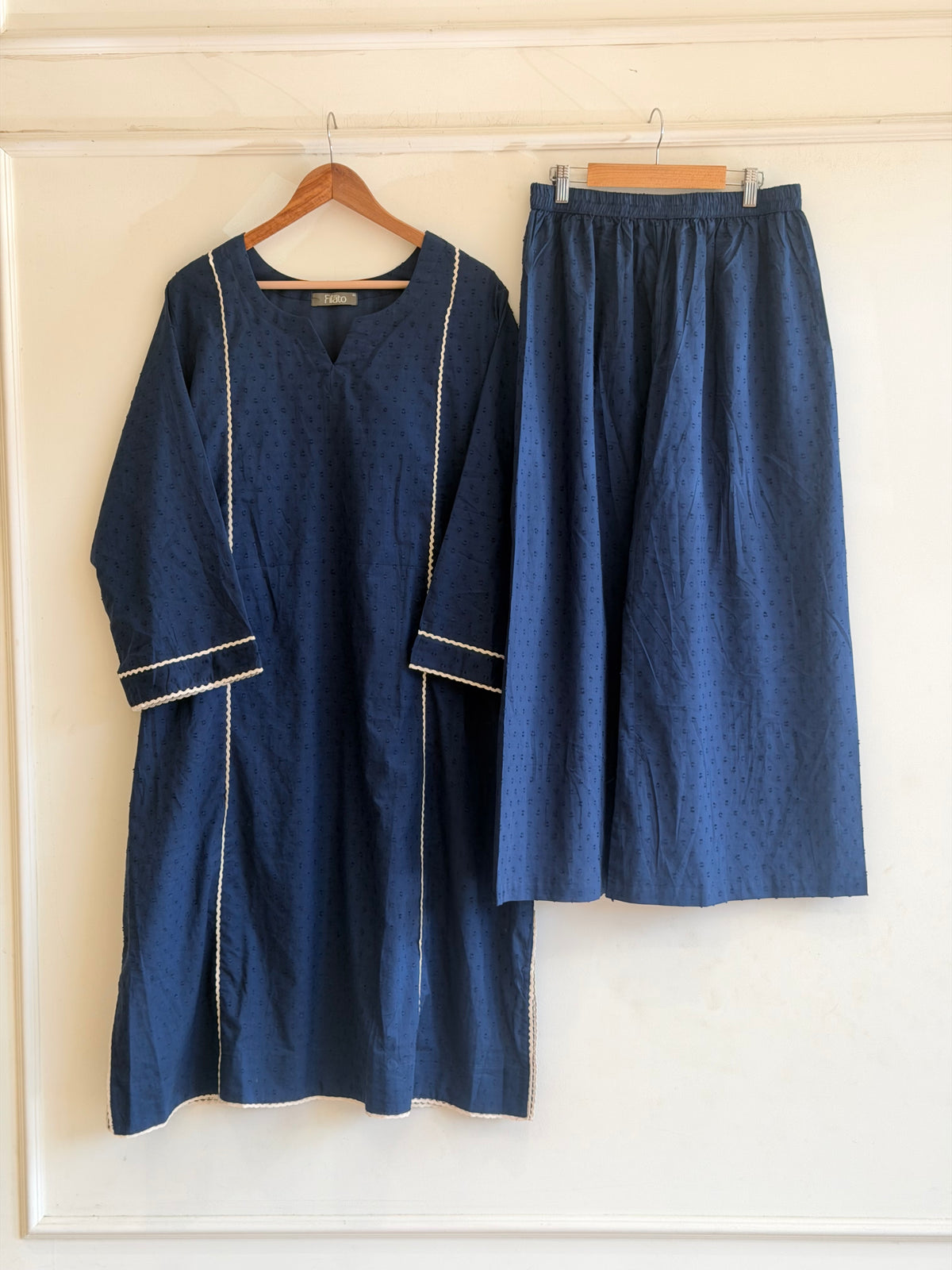 Dobby Cotton Co-ord set- 17602