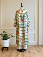 Checked Halter Neck Co-ord Set-17243